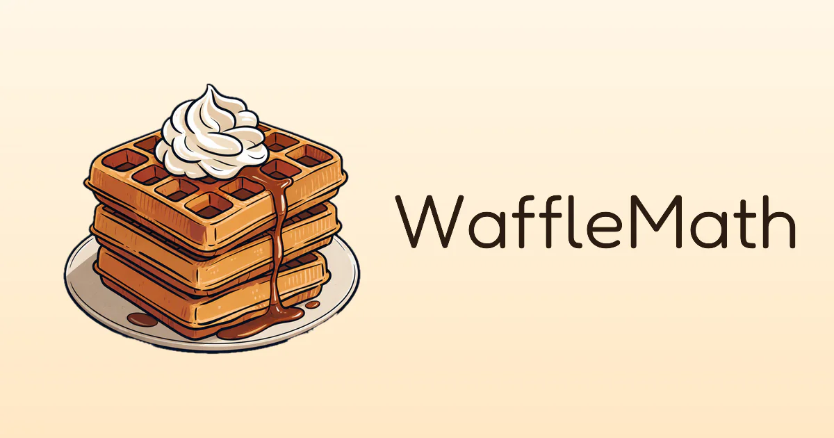 2d Wave Math WaffleMath: juegos de matemáticas gratuitos para la escuela | Grados K-12